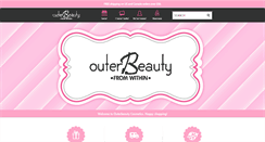 Desktop Screenshot of outerbeautycosmetics.com